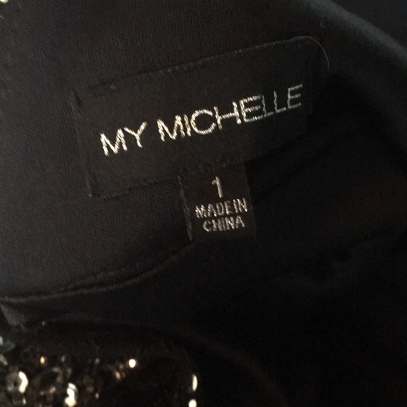 Gorgeous beaded black party/prom dress - Picture 6 of 7